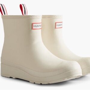 Hunter Play Short Faux Shearling Lined Waterproof Rain Boots Size 7